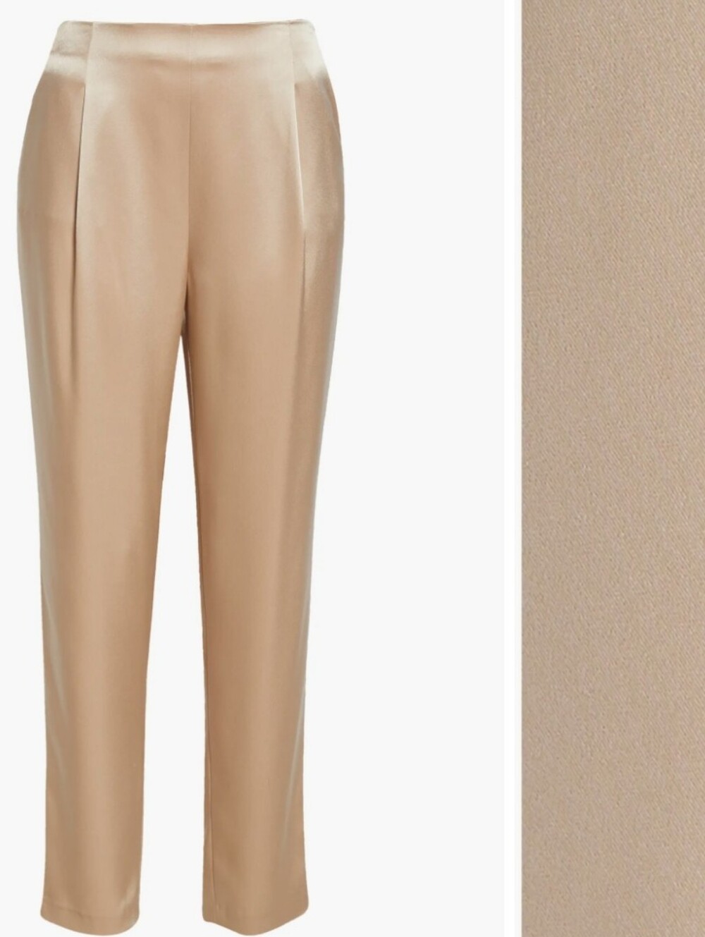 ALICE + OLIVIA JESSIE SLIM SATIN PANTS WOMENS SIZE 8 - Picture 2 of 16